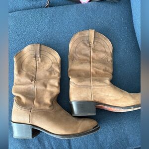 Cowboy Boots. Mens. Leather uppers. Size 11. Very nice condition. See photos.